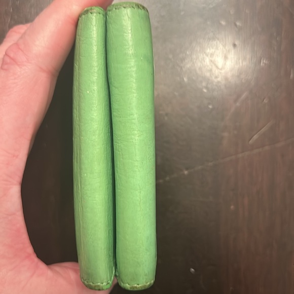 Authentic Balenciaga PAPIER MINI WALLET IN GREEN - Picture 7 of 9